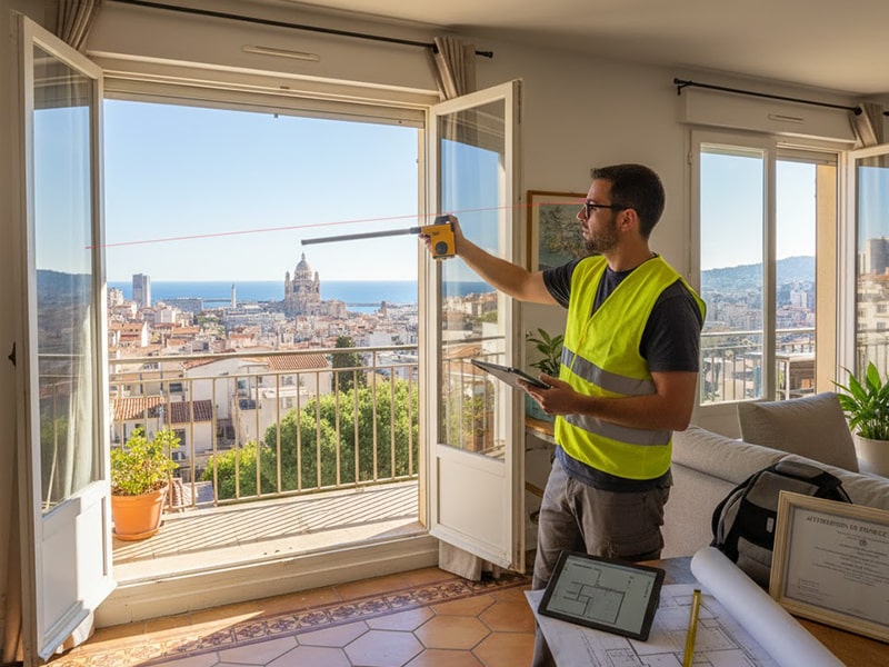 diagnostic immobilier mesurage loi carrez Marseille Toulon Paca